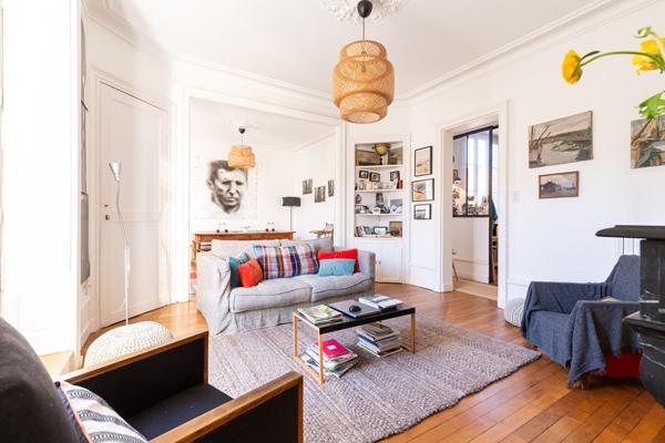 A VENDRE NANTES/CENTRE VILLE APPARTEMENT DE CARACTERE 4 CHAMBRES