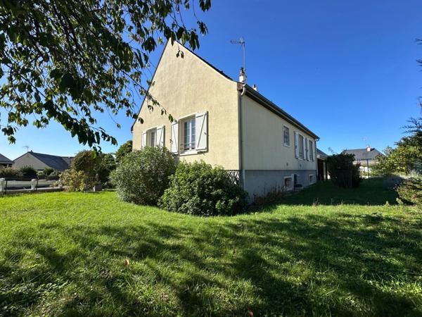 6' SAUMUR, CHACÉ - Maison de 95m² habitables sur sous-sol total 4 chambres, jardin clos