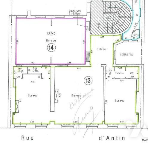 OPERA - Bureaux avec commercialité