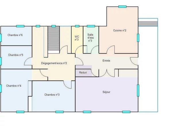 Corps de ferme à vendre près de Lacapelle-Marival avec appartement indépendant, granges et 1,6 hectare de terrain