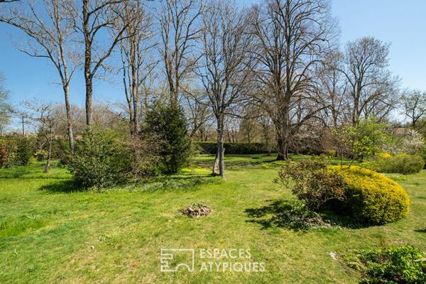 Maison d’architecte des années 70 dans un environnement calme et bucolique