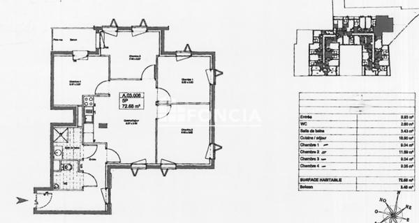Location Studio meublé 9.04 m² - Bagnolet 93170