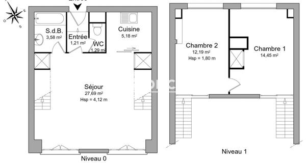 Location Appartement 3 pièces 65.59 m² - Valence 26000
