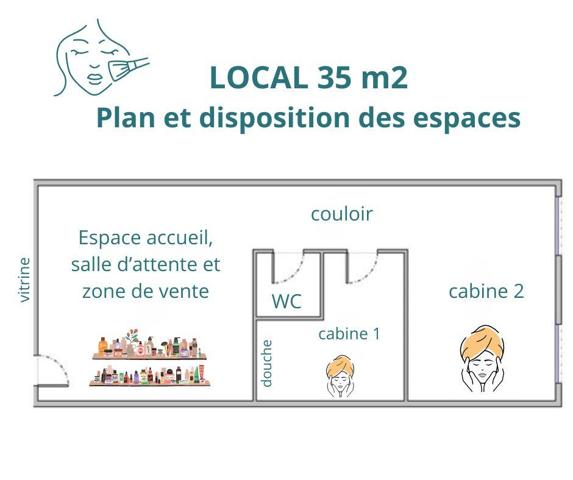 Boutique/Local commercial à vendre 35 m² Venerque