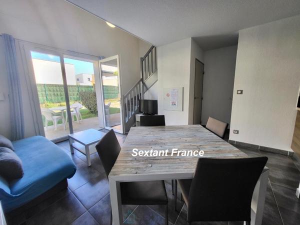 EXCLUSIVITE - VILLA T2 34 M².  MEUBLÉE (LMNP). JARDIN. PARKING.