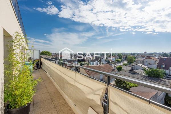 Appartement 4 pièces avec terrasse exceptionnelle de 60 m² – Résidence de 2023 – Bondy Sud, limite Les Pavillons-sous-Bois / Villemomble