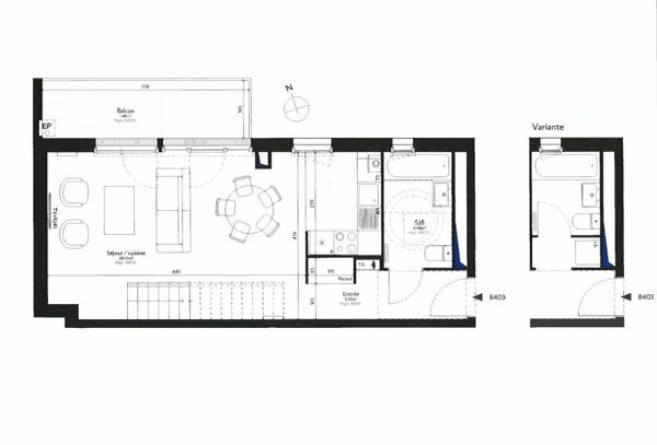 Appartement F4 à vendre  4 pièces - 82,39 m2 EPINAY SUR SEINE - 93