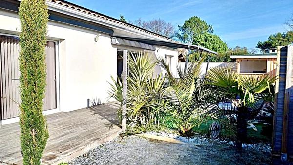 AUDENGE (33) Maison PLAIN-PIED- centre ville-Calme-112m2-3ch-double garage -terrain 560m²