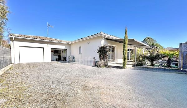 AUDENGE (33) Maison PLAIN-PIED- centre ville-Calme-112m2-3ch-double garage -terrain 560m²
