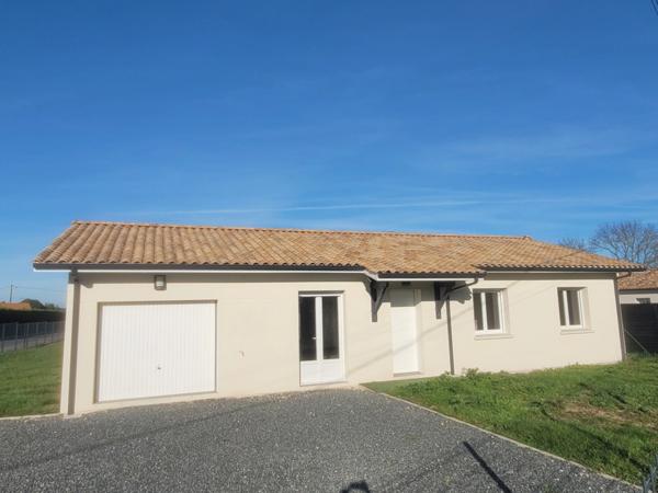 Dpt Gironde (33), à vendre bégadan maison neuve avec garage et terrain de 800 m2
