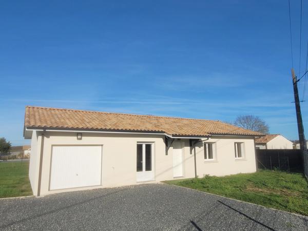 Dpt Gironde (33), à vendre bégadan maison neuve avec garage et terrain de 800 m2