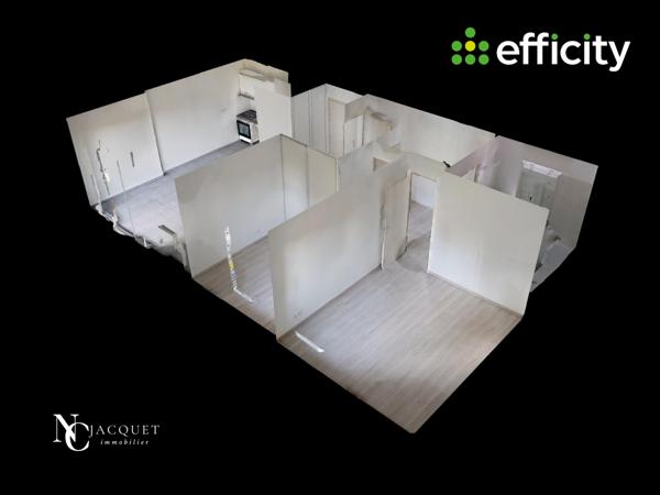 Appartement 3 pièces - 59 m² Exclusivité efficity
