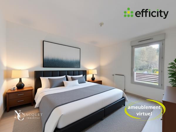 Appartement 3 pièces - 59 m² Exclusivité efficity