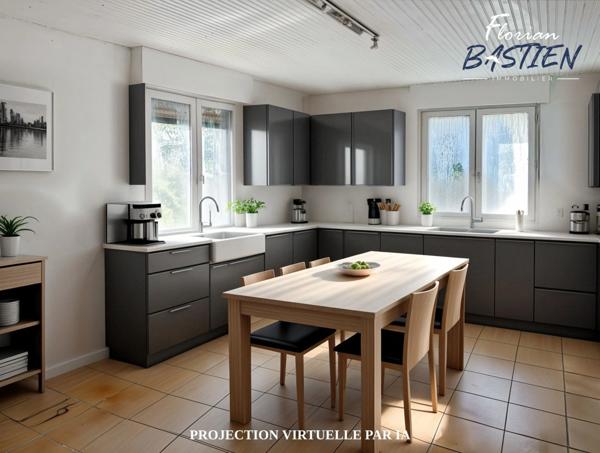 Propriété avec maison plain pied et bâtiment de 750m² sur un terrain de plus de 3 hectares