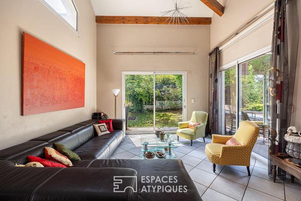 Maison d’architecte avec psicine