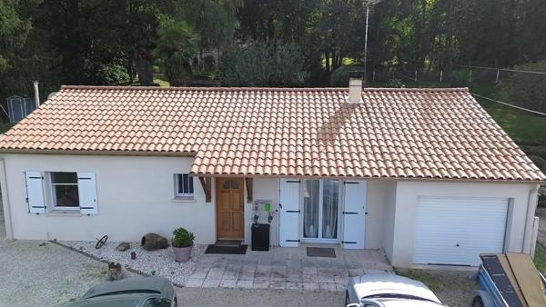 Maison plain pied 3 chambres et jardin EXCLUSIVITE