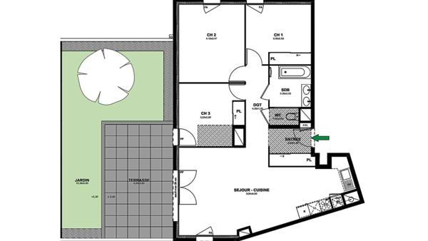 Appartement à vendre 4 pièces 85 m² Thonon-les-Bains