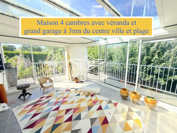Maison spacieuse avec centre ville et plage à 3mn