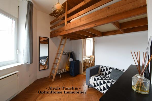 À louer – Studio meublé lumineux – Lille secteur Montebello