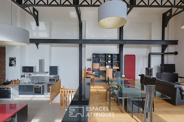 Loft industriel aux lignes singulières