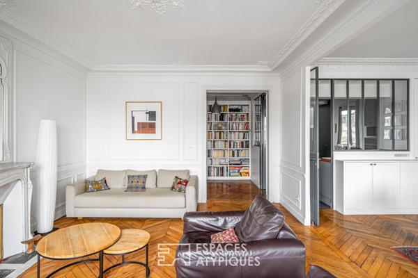 Appartement Art Nouveau rénové par architecte