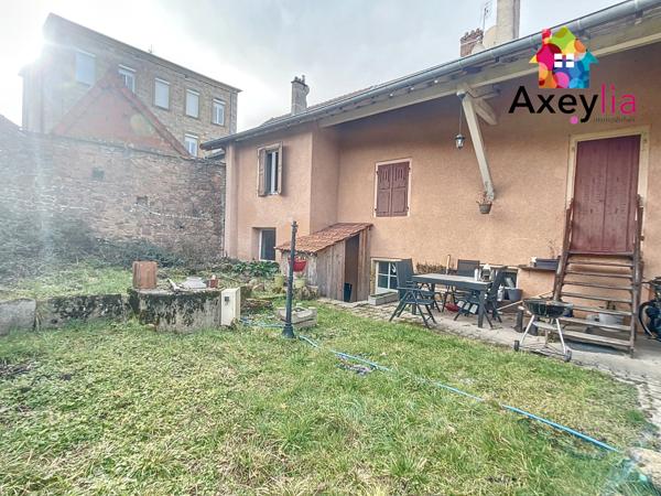 Cuinzier (42460) A VENDRE - CUINZIER - COUP DE CŒUR - GRAND T3 AVEC JARDIN, TERRASSE ET SOUS-SOL AMÉNAGEABLE