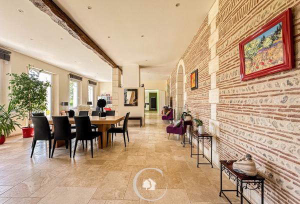 Prigonrieux (24130) DEMEURE BOURGEOISE BERGERAC 387M2 - 4 SUITES - PISCINE - DEPENDANCES - GARAGES - 18 HA