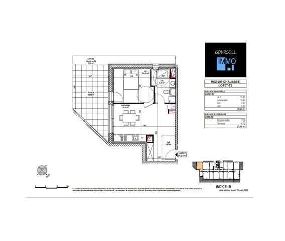 Appartement 2 pièces 39 m2