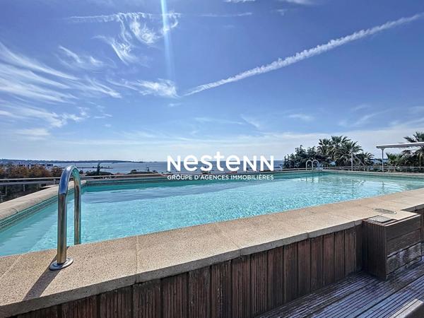 GOLFE JUAN - 2P - 30m2 - GARAGE en Sus - PISCINE - CAVE