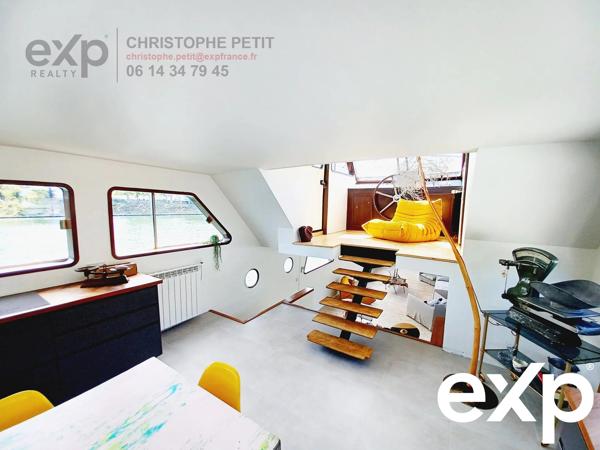 Péniche 180 m² + Terrasse 90 m², Asnières-sur-Seine 92600