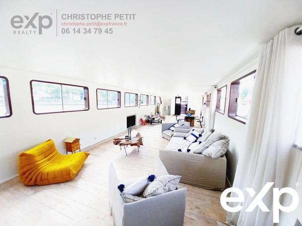 Péniche 180 m² + Terrasse 90 m², Asnières-sur-Seine 92600