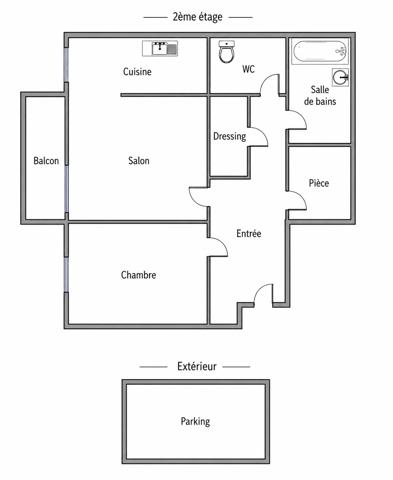 Appartement à vendre 2 pièces 54,59 m² Cormeilles-en-Parisis