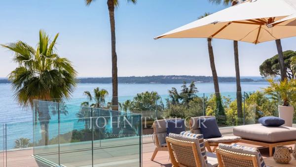 Cannes Californie vue mer rare villa contemporaine neuve