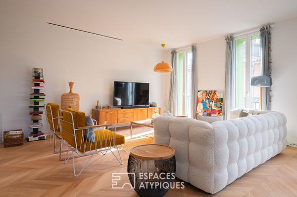 Appartement duplex avec toit terrasse proche mer et marché