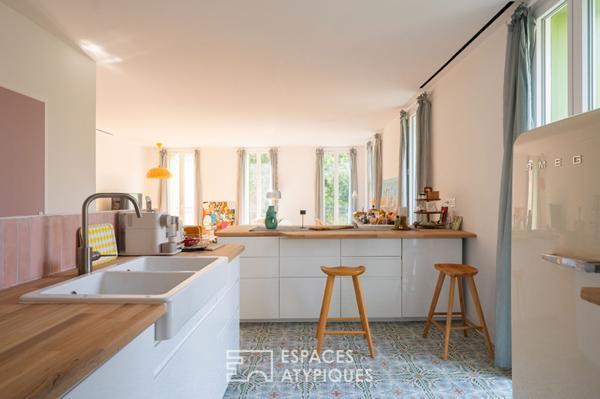 Appartement duplex avec toit terrasse proche mer et marché