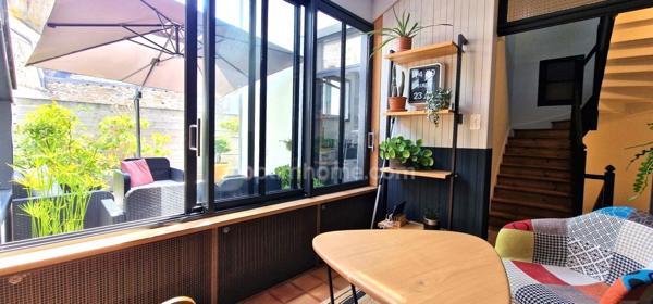 A vendre-Bretagne-Finistère Sud-Douarnenez centre- Maison-terrasse- 9 pièces
