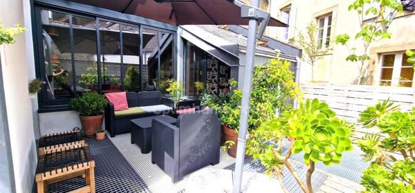 A vendre-Bretagne-Finistère Sud-Douarnenez centre- Maison-terrasse- 9 pièces