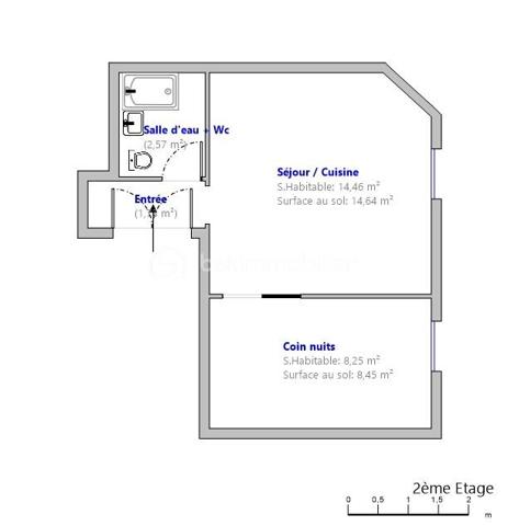 Appartement de 27,01 m²