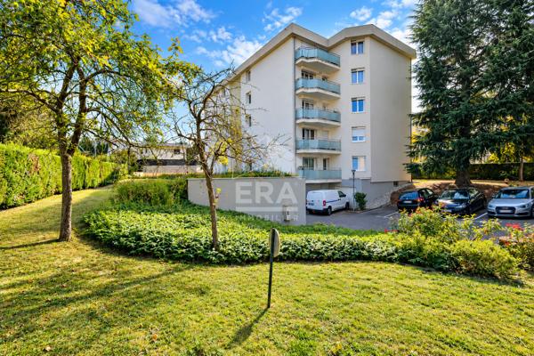 À VENDRE : appartement familial, 4 pièces, 117 m², 2 balcons, garage, cave.