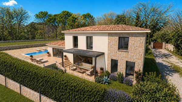 Valbonne (06560) PEYNIBLOU / VAL MARTIN - Terrain constructible de 1400m^2