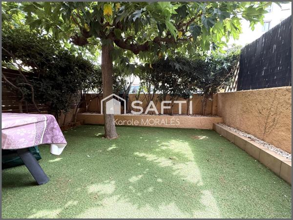 CANET EN ROUSSILLON ,T3 EN REZ-DE-JARDIN, 50 m DE LA PLAGE