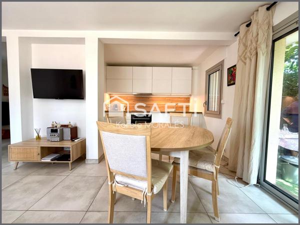 CANET EN ROUSSILLON ,T3 EN REZ-DE-JARDIN, 50 m DE LA PLAGE