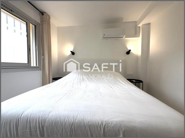 CANET EN ROUSSILLON ,T3 EN REZ-DE-JARDIN, 50 m DE LA PLAGE