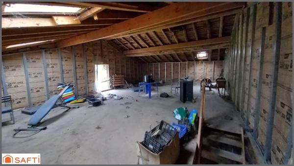 Maison 120m2, 4 chambres, dépendances , jardin