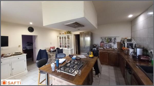 Maison 120m2, 4 chambres, dépendances , jardin