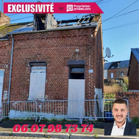 Maison Hirson 80 m2 incendiée