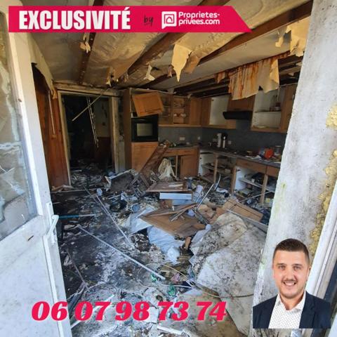 Maison Hirson 80 m2 incendiée