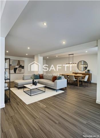 À 20 min de Genève en tram – Appartement 120 m² entièrement rénové au cœur d’Annemasse
