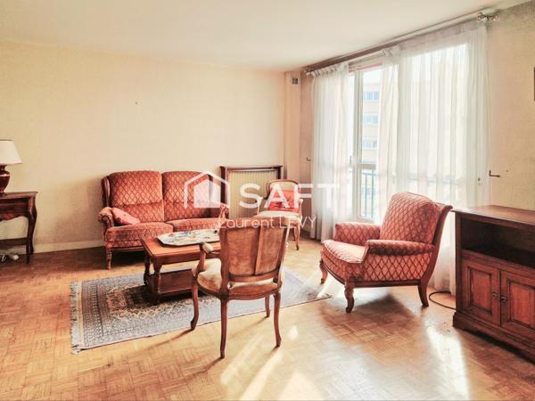 4 pièces, 2 chambres (3ème poss.), cave, ascenseur