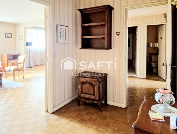 4 pièces, 2 chambres (3ème poss.), cave, ascenseur